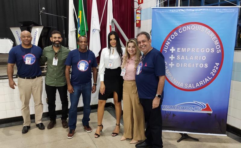 SINDCOMERCIÁRIOS DE MONTES CLAROS MINISTRA PALESTRA EM SEMINÁRIO DAS NEGOCIAÇÕES COLETIVAS DE 2024