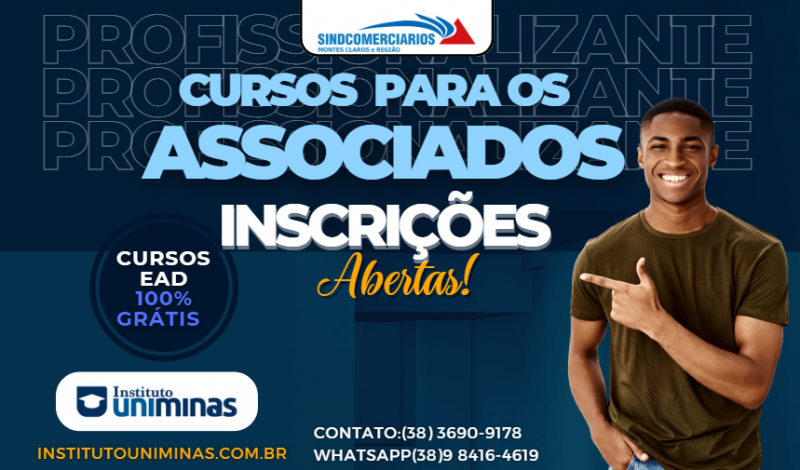 CURSOS PROFISSIONALIZANTE EAD 100% GRATUITO